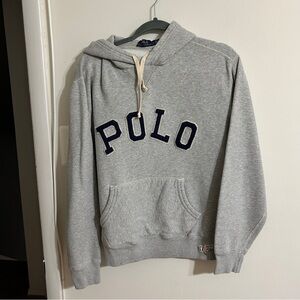 polo ralph lauren grey hoodie